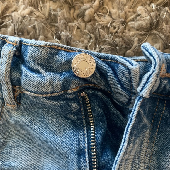 Zara hi rise denim shorts - Picture 6 of 7